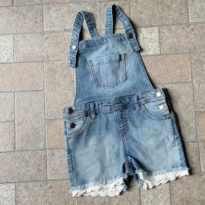 Girls jean overalls